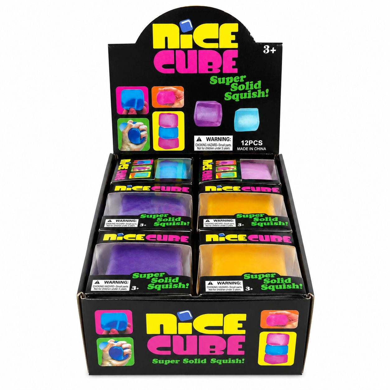 Jucărie Antistres Squishy Diamant cu Sclipici 6cm – Fidget Moale și Elastic, Model Cristal Colorat