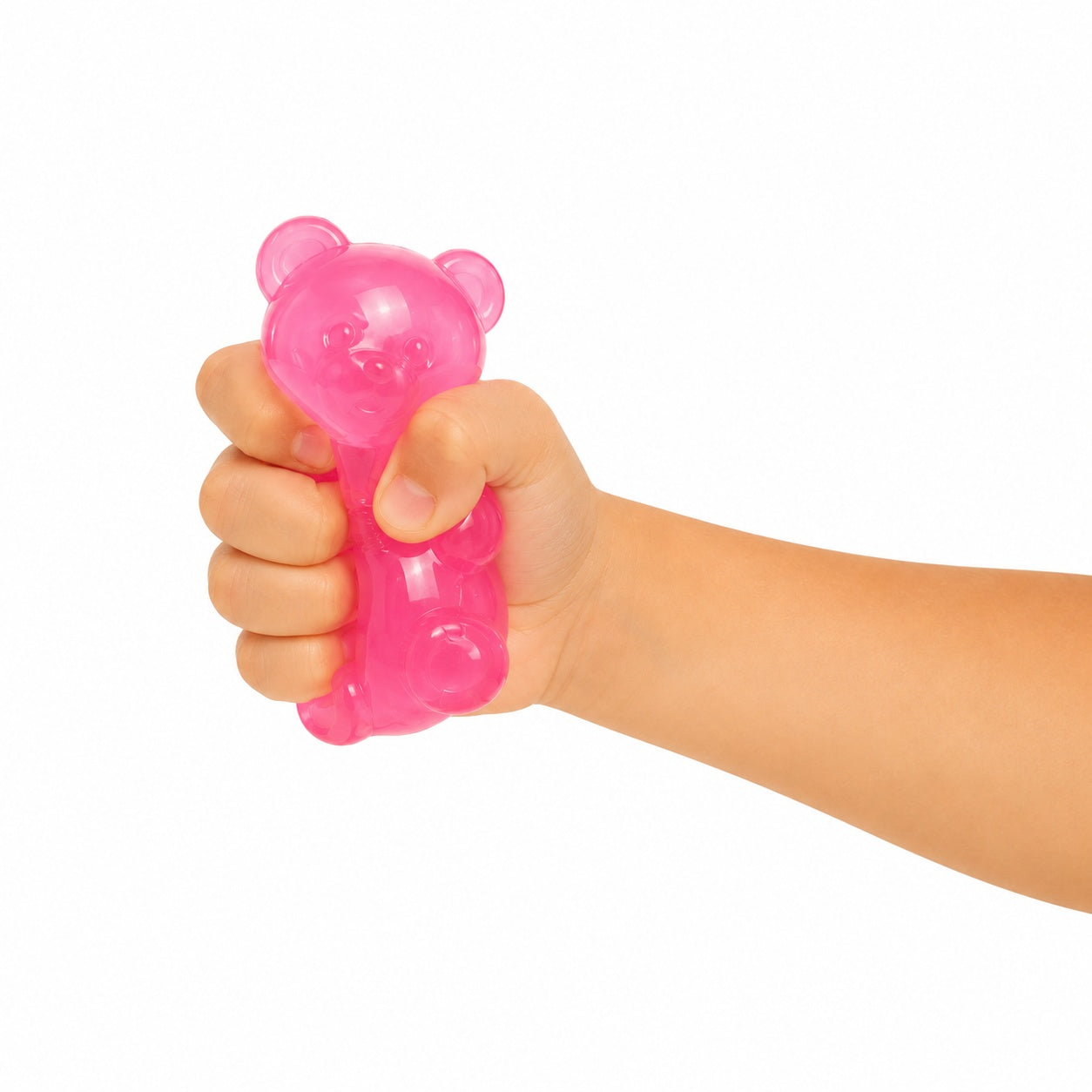 Jucarie antistres Squishy Gummy Bear 8 cm, slow rising, culori aleatorii pentru copii
