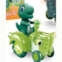 Jucărie Interactivă Dinozaur Electric pe Tractoraș cu Lumină și Sunet