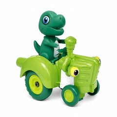 Jucărie Interactivă Dinozaur Electric pe Tractoraș cu Lumină și Sunet