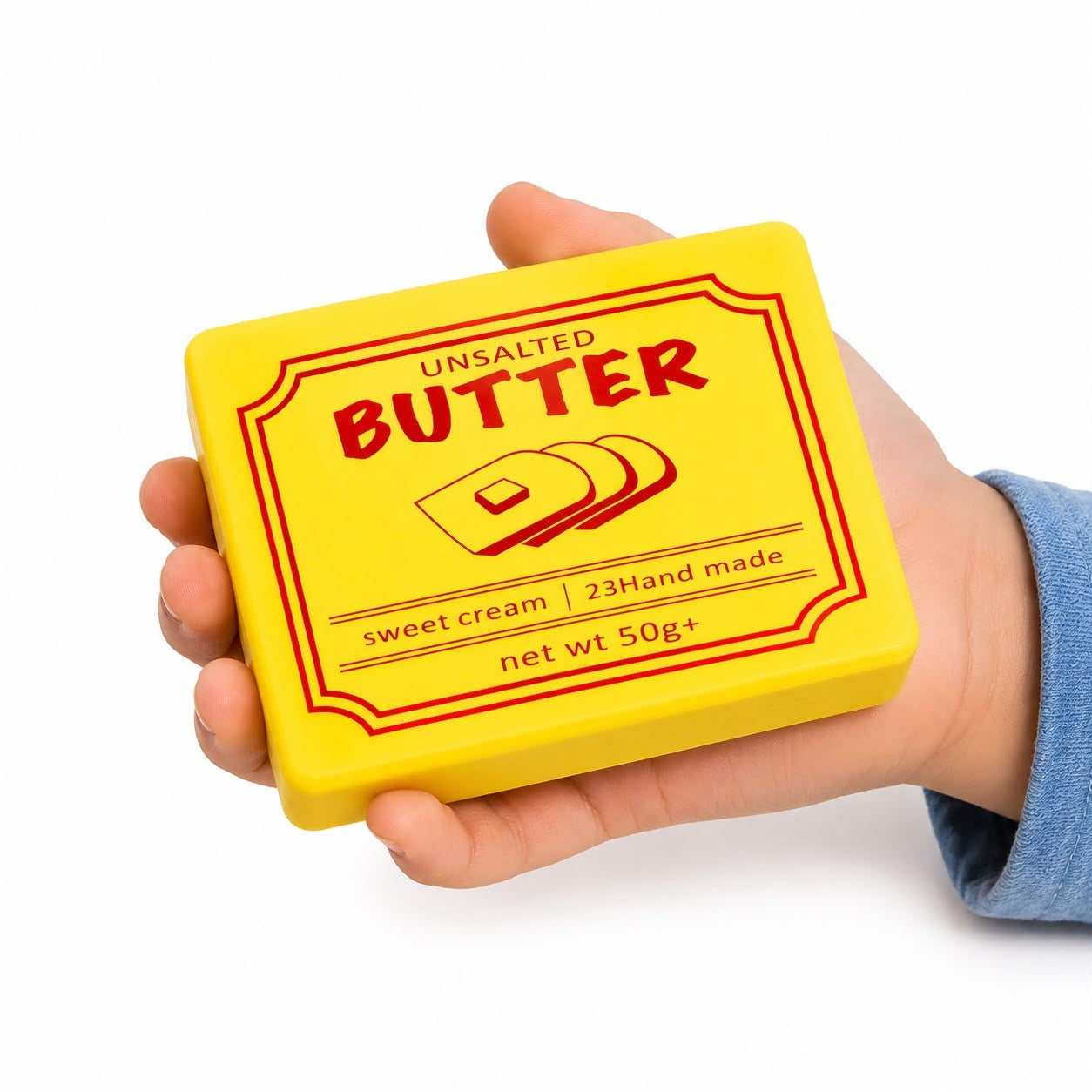 Jucărie Squishy Butter 7 x 9 x 4 cm – Antistres, Super Moale, Slow Rising pentru Copii