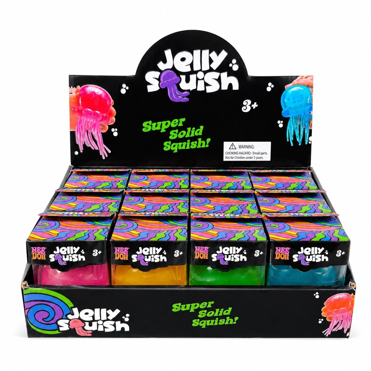 Jucărie Squishy Meduză 7 cm – Antistres, Moale și Flexibilă, Jelly Squish pentru Copii, Culoare aleatorie