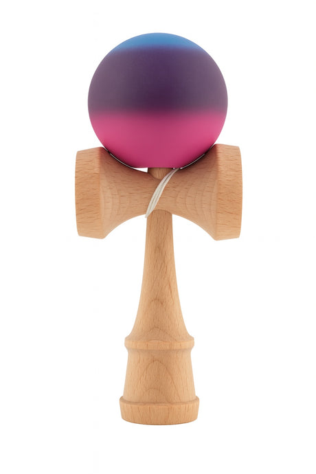 Kendama din lemn cu bila degrade , jucarie educativa pentru copii