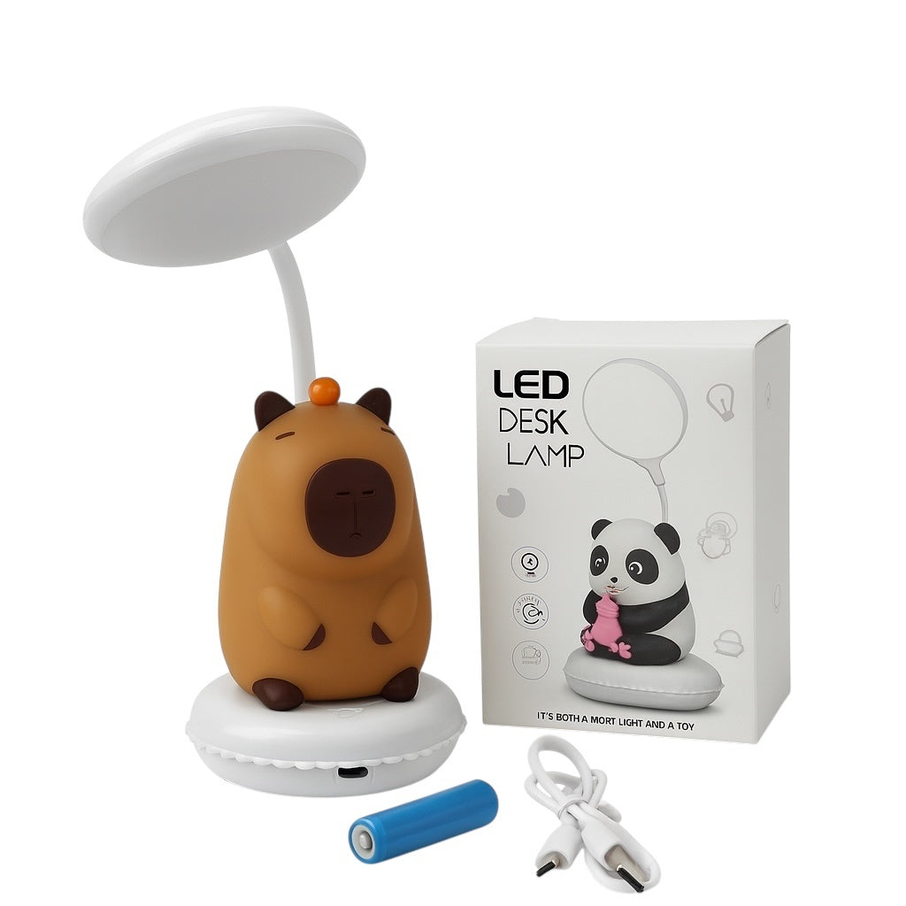 Lampa LED birou pentru copii, design animalut, lumina calda, reincarcabila