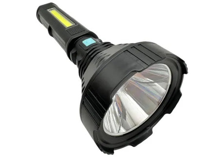 Lanterna multifunctionala cu 4 moduri de iluminare, incarcare solara, 24x8.5 cm, din plastic ABS rezistent, USB 5V,
