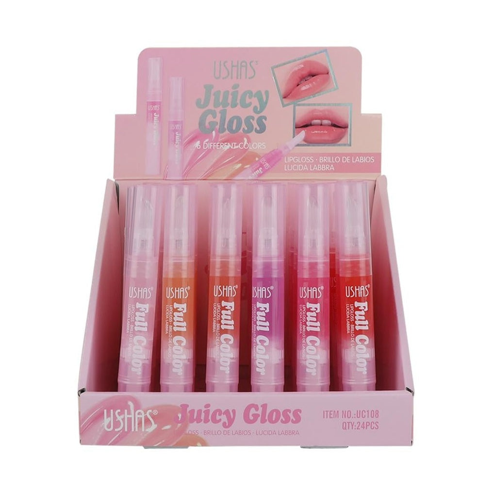 Lip Gloss USHAS Juicy 3.1g , Stralucire Delicata si Hidratare Intensa