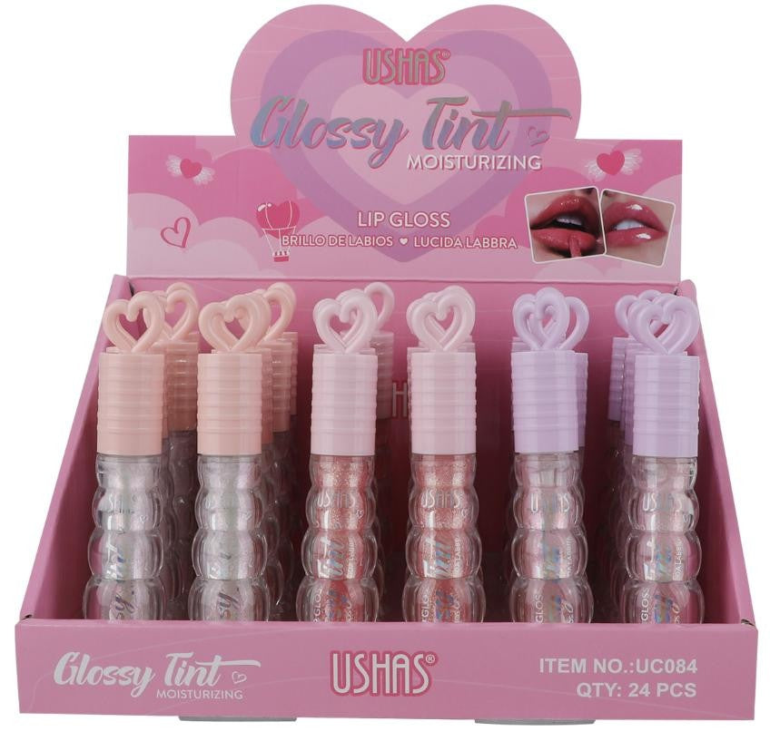 Luciu de Buze USHAS Glossy Tint, 5g , Hidratare Culoare Naturala