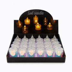 Lumanari LED Decorative Set 24 Bucati , Lumina Calda, Sigura si Eleganta