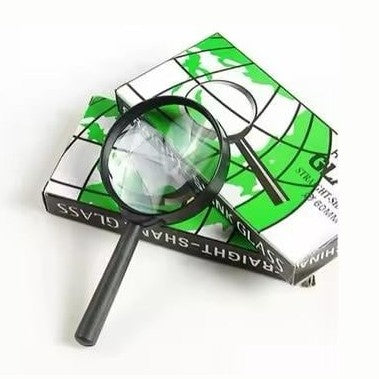 Lupa Magnifying Glass 60mm , lentila clara, marire precisa, ideala pentru citit si detalii fine,