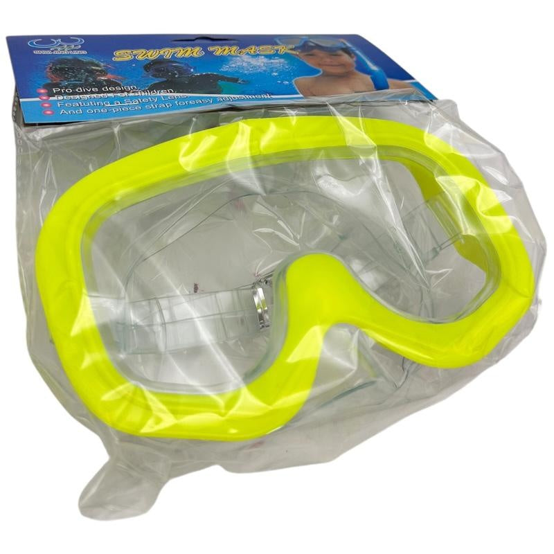 Masca inot copii 15.5x9.5 cm cu lentila clara , Design confortabil si ajustabil , Culori variate , Pentru piscina si mare ,