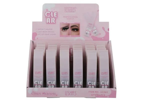 Mascara Transparenta USHAS Clear 15g , Definire Naturala si Fixare de Lunga Durata