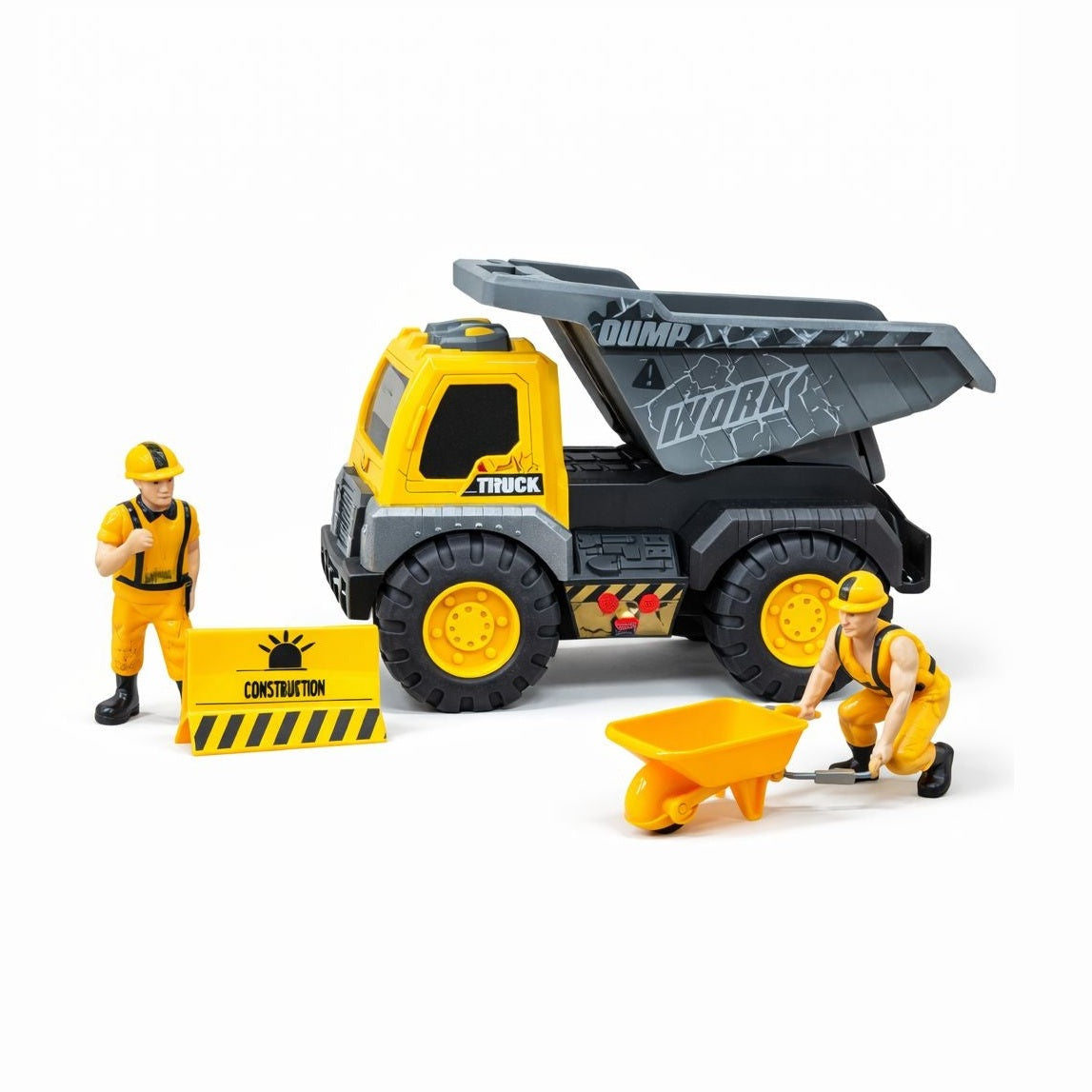 Masina constructii tip basculanta, 19 cm cu lumini si sunete