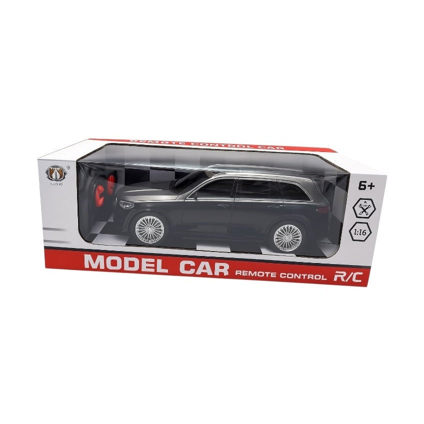 Masina cu radiocomanda 1:16, model break SUV negru, 31x11 cm, jucarie pentru copii