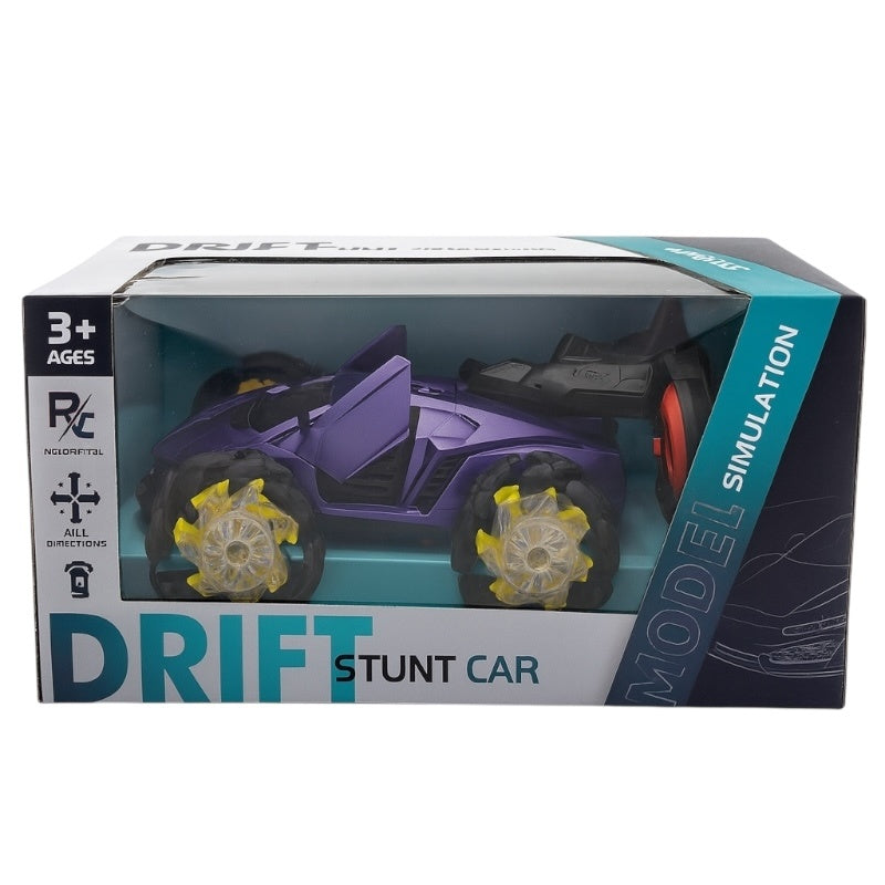 Masina Drift Stunt Car cu Fum, Radiocomanda, 30x17cm , Lumini Efect Special