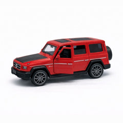 Masina metalica SUV rosie 1:36 pull back cu usi functionale