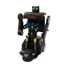 Masina Robot Transformator cu Lumini si Sunete , Sporty Car, Transformare Automata