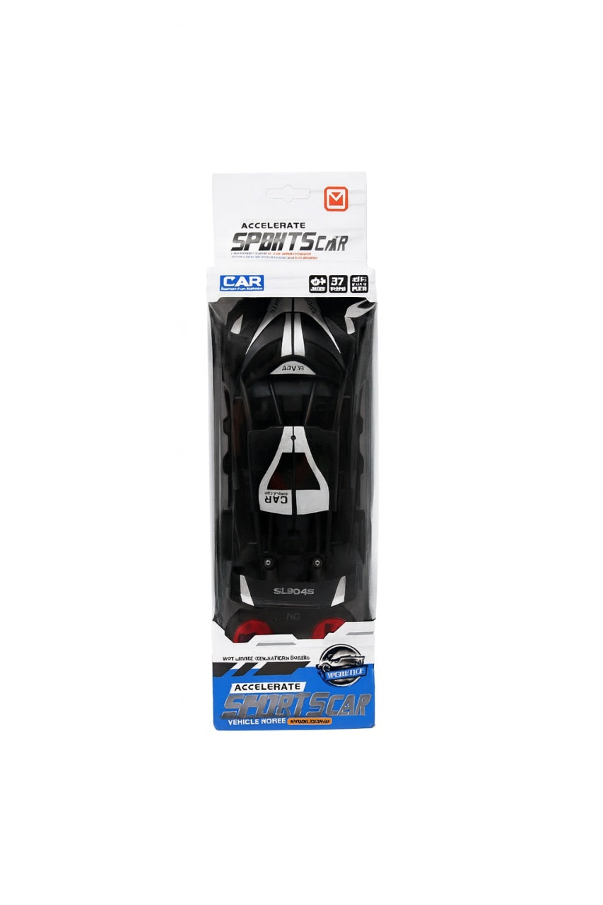 Masina sport cu radiocontrol 33 cm, Accelerate Sports Car, 2.4 GHz, design negru