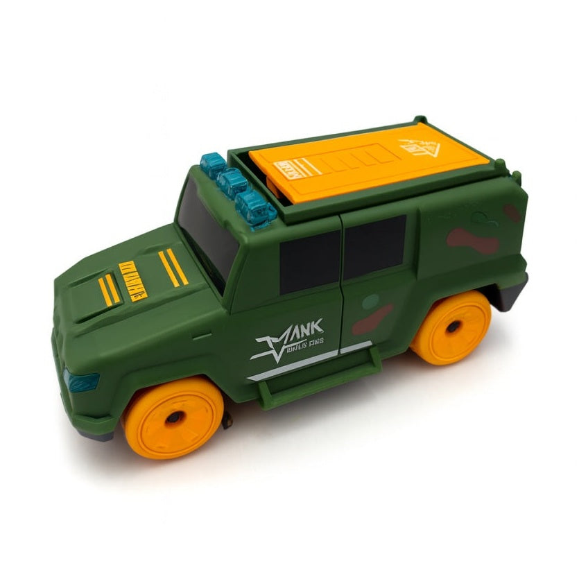 Masina Super Cash Spew , 21x10 cm, 360 Spin, Lumini si Sunete