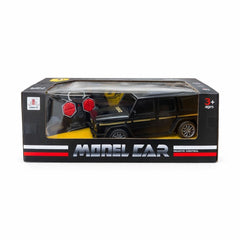 Masinuta cu telecomanda SUV negru, functii complete de miscare, 27 cm