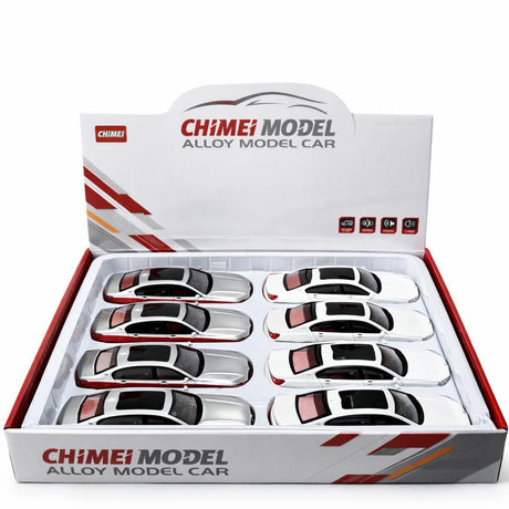Masinuta Die-Cast Metal 22cm Cu Sunete Lumini Usi Deschise Culori Diferite