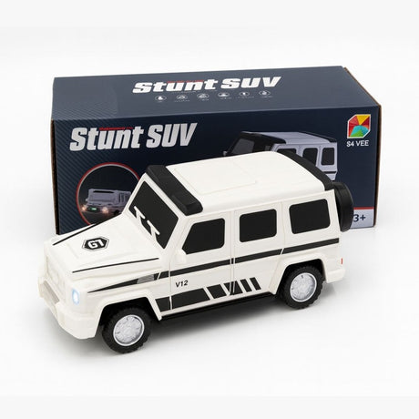 Masinuta jucarie Stunt SUV V12, lumini, modele off-road pentru copii 3+, 20x8x8.5cm
