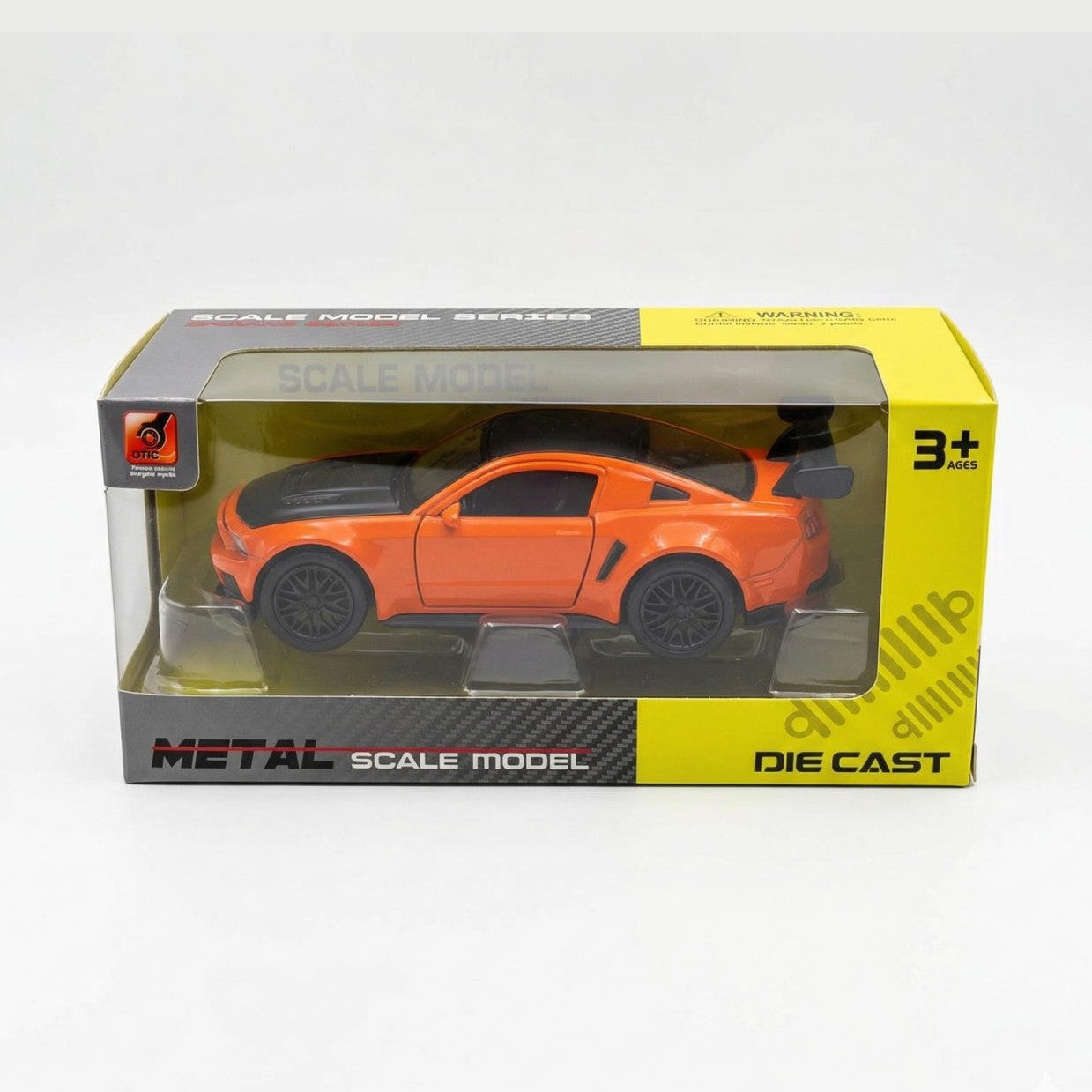 Masinuta metalica sport portocalie macheta auto die cast 15.5 cm