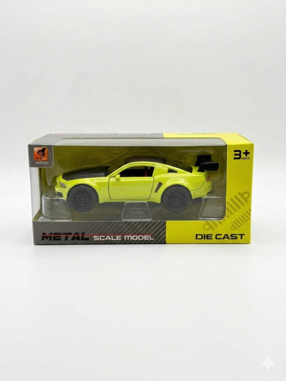 Masinuta metalica sport verde macheta auto die cast 15.5x7 cm