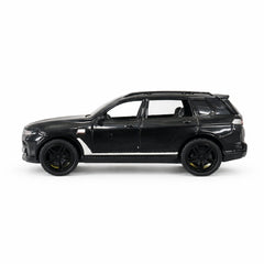 Masinuta metalica SUV neagra, scara model, usi mobile, 15,5 x 7 cm