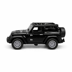 Mașinuță metalică tip SUV de teren, model 1210-17F, negru intens, 12 cm