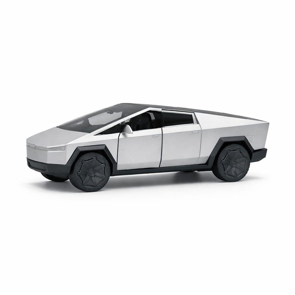 Masinuta pickup futurist aliaj metalic scara 1:32, gri mat, design electric