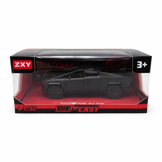 Masinuta pickup futurist aliaj metalic scara 1:32, neagra mata, design modern
