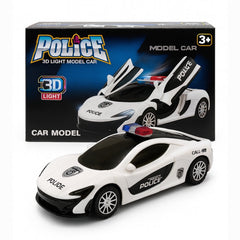 Masinuta Politie cu Lumini 3D , Model Sport, Usile Se Deschid, 22x10 cm