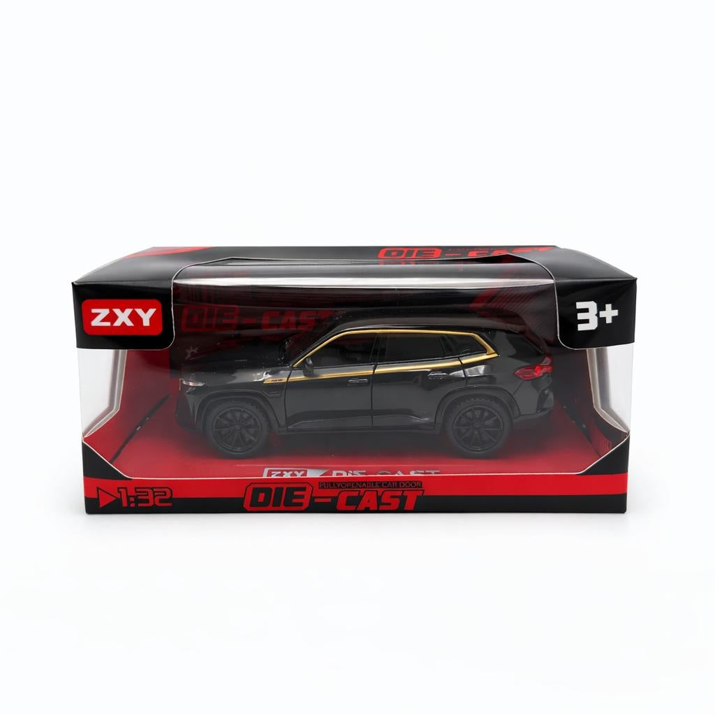 Masinuta SUV Die-Cast Metal 1:32 Negru Cu Sunete Lumini Usi Deschise 18.5cm