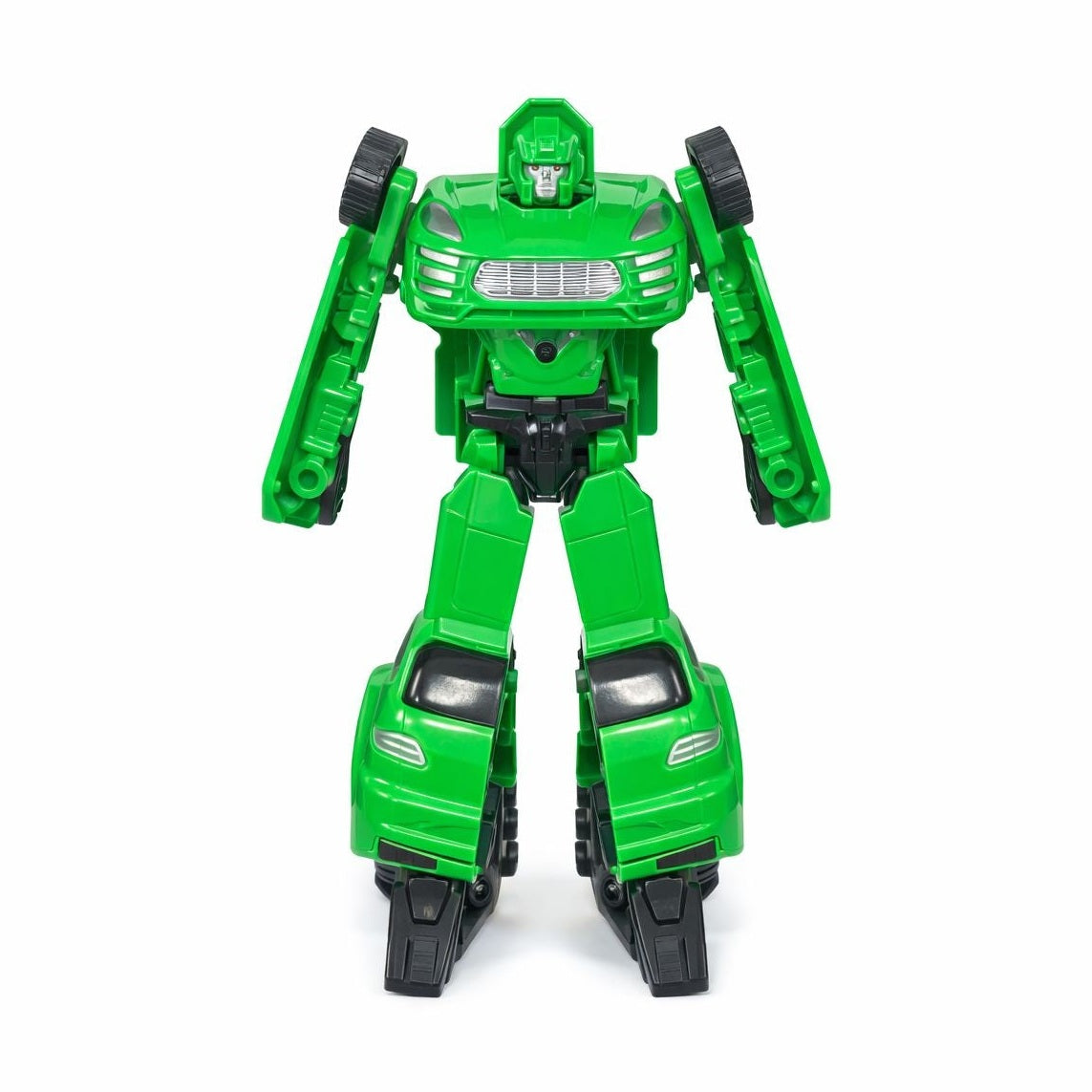 Masinuta transformabila robot 2 in 1, verde, 24 cm