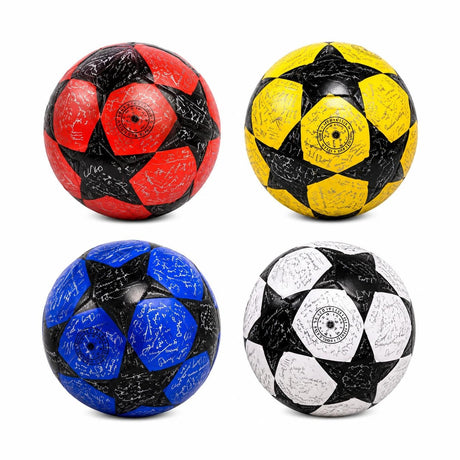 Minge Fotbal Nr. 5 Colorată pentru Copii și Antrenament - Material Durabil și Rezistent la Apă