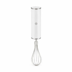 Mixer electric fără fir, portabil, din plastic Alb, ideal pentru bucătărie