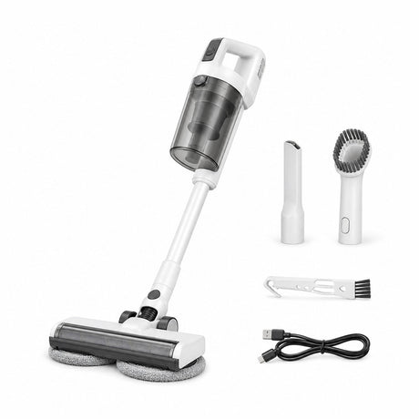 Mop electric 2 in 1 pentru geamuri si pardoseli, reincarcabil USB