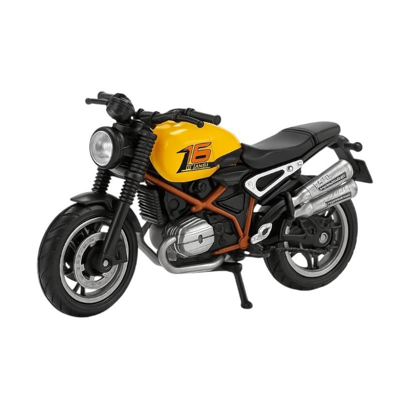 Motocicleta KTM 1290 Super Duke R Metalica Die-Cast Galbena , Scara 1:12 Copii 3+