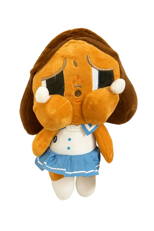 Papusa Plus Tristuta cu Rochita Albastra 20 cm , Jucarie Emo Cute