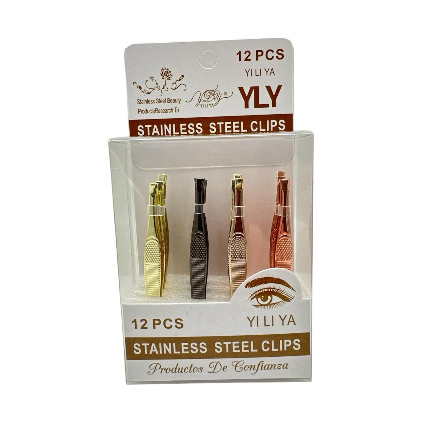Penseta profesionala YILI YA din inox , calitate superioara, 4 culori disponibile