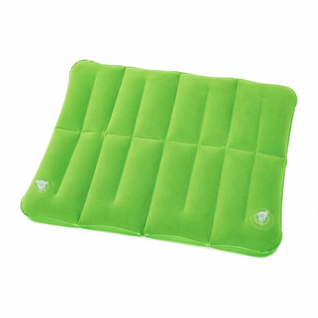 Pernă Gonflabilă Catifelată Verde pentru Plajă și Relaxare – Confortabilă, Portabilă și Ușor de Umflat