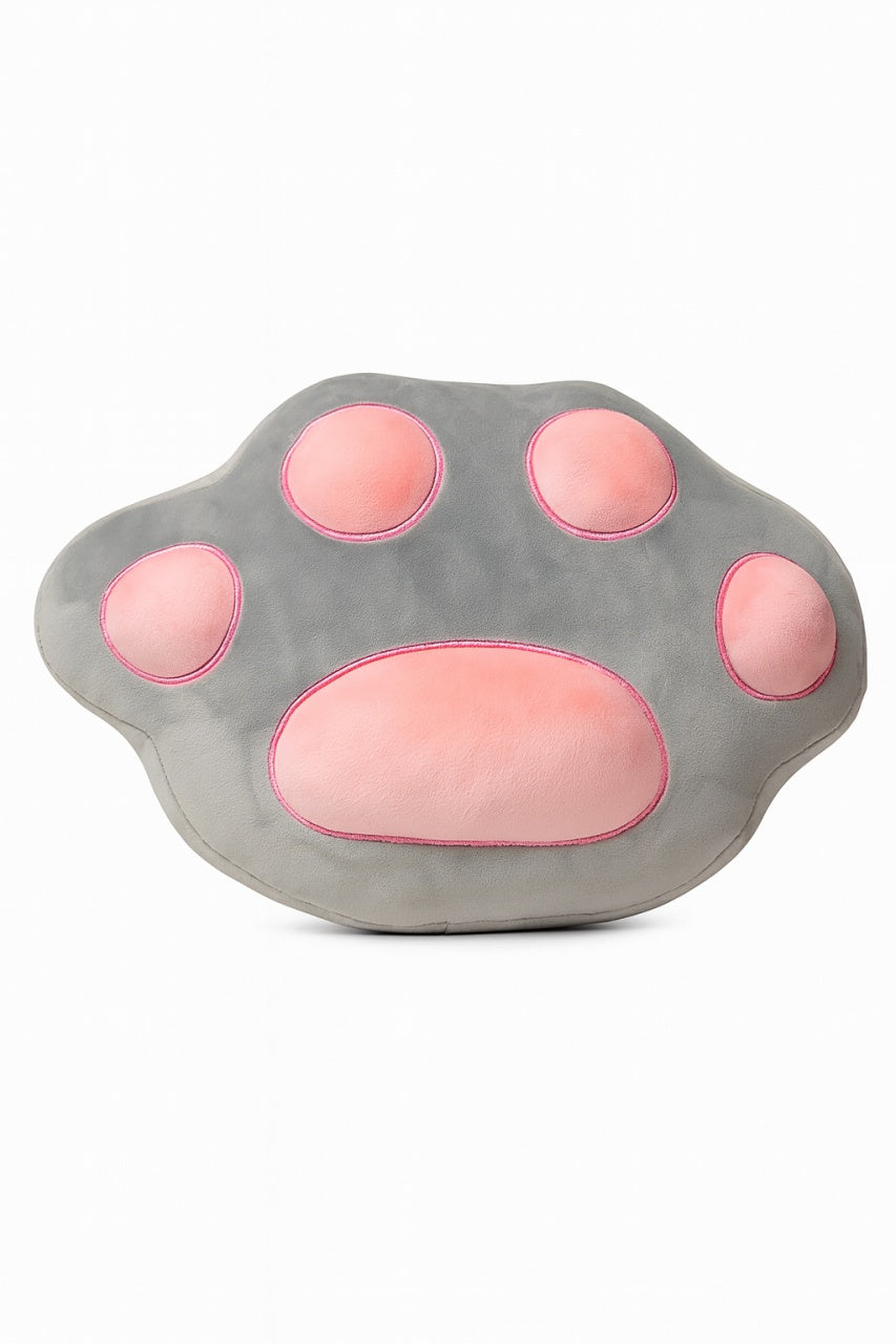 Perna Plus Labuta Gri Roz 45 cm , Pernuta Decorativa Pufoasa pentru Pat si Canapea