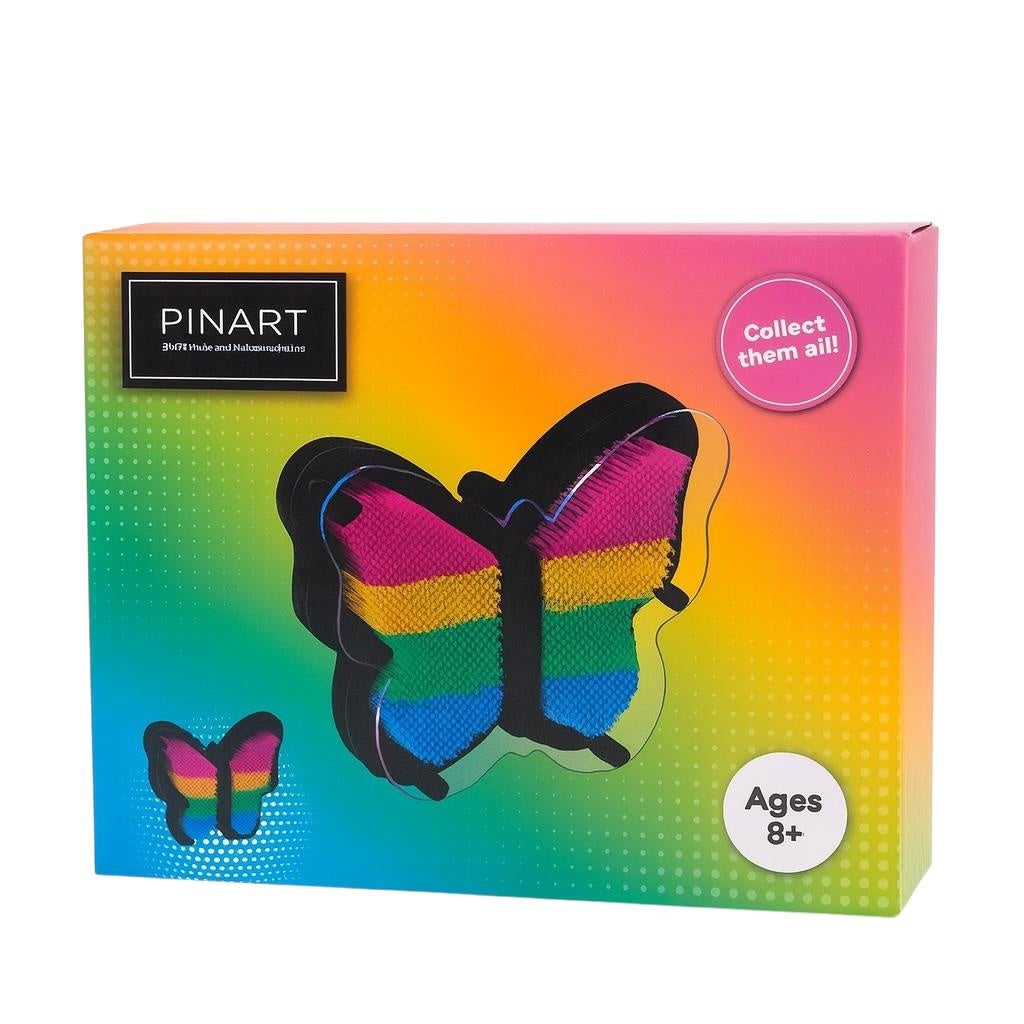 Pin Art Fluture Rainbow , Jucarie 3D Creativa pentru Copii 8+