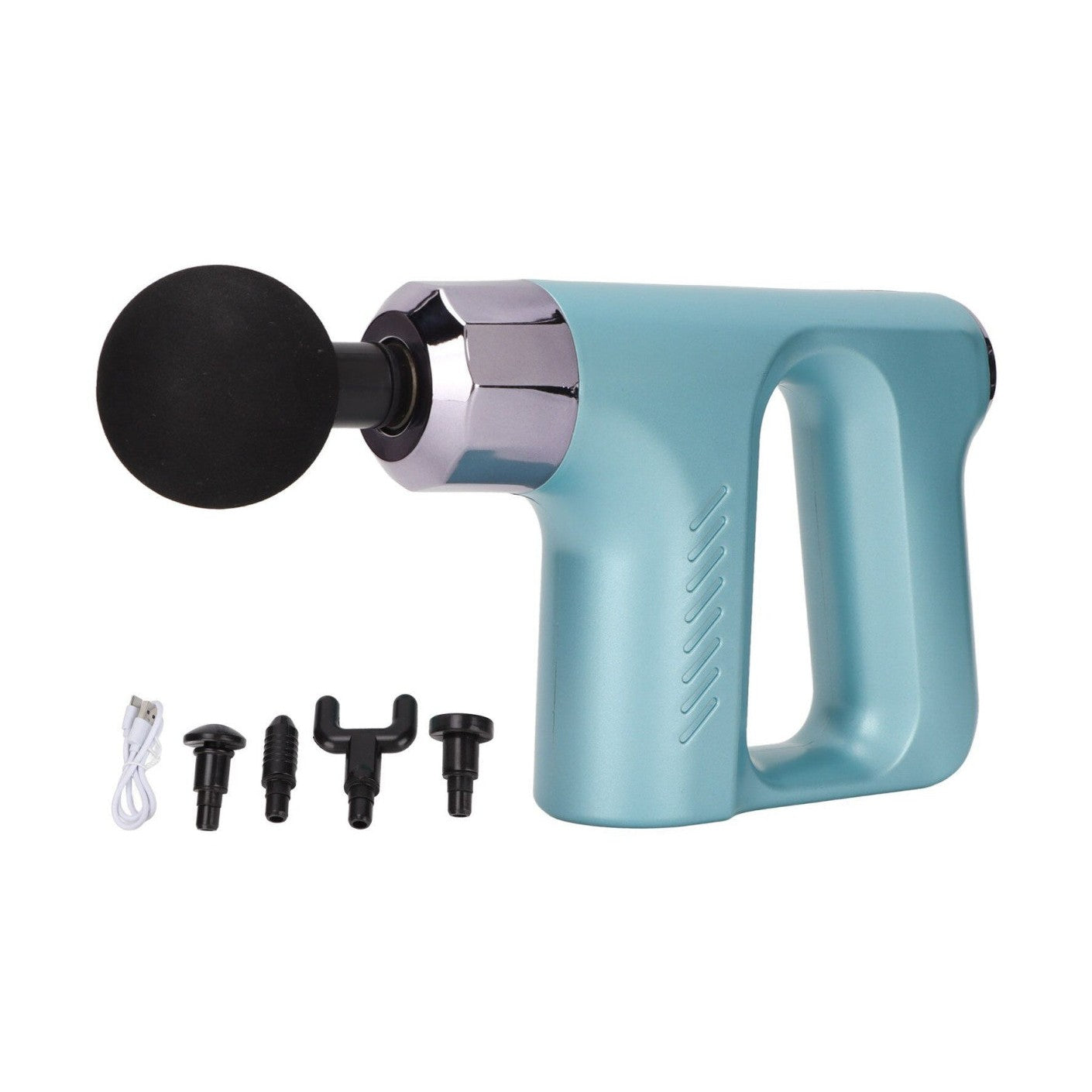 Pistol de Masaj pentru Relaxarea Musculaturii, Albastru, Material Plastic, Portabil