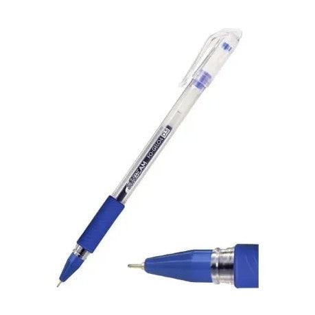 Pix cu Gel Flexoffice Sun Beam FO-GEL04 Albastru 0.5mm , pentru Scriere Fina si Confortabila,