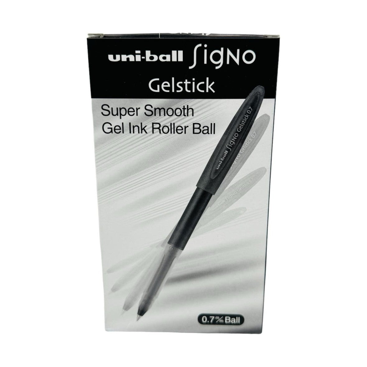 Pix cu gel Uniball Signo UM-170, 0.7mm, negru , scriere fluida si precisa pentru birou si scoala,