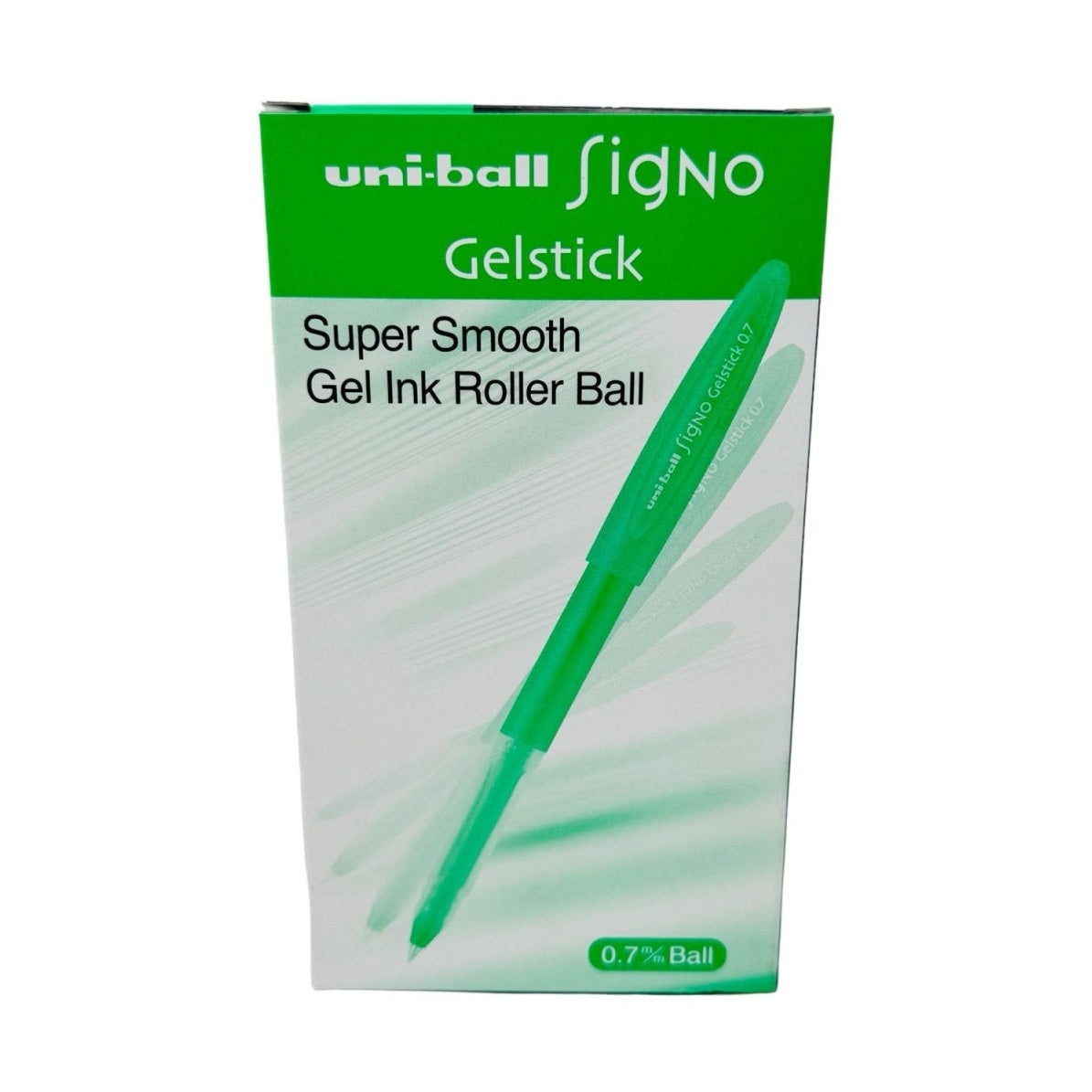 Pix cu gel Uniball Signo UM-170, 0.7mm, verde , scriere fluida si evidenta pentru notite si documente,