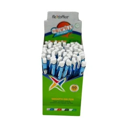 Pix Flexoffice Start Up FO-021, albastru - pix accesibil pentru birou si scoala,