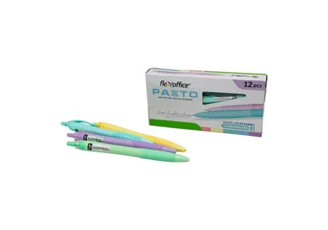 Pix gel Flexoffice Pazto FO-GELB039, albastru , scriere fina si uniforma pentru birou si scoala,
