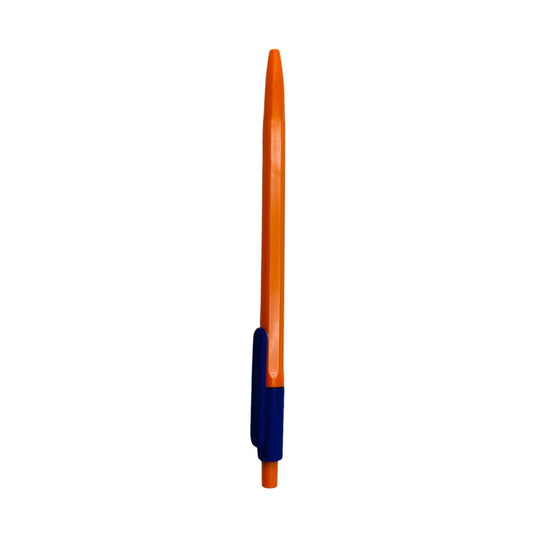 Pix Mikro 33 Click, albastru , pix retractabil cu scriere lina pentru uz zilnic,